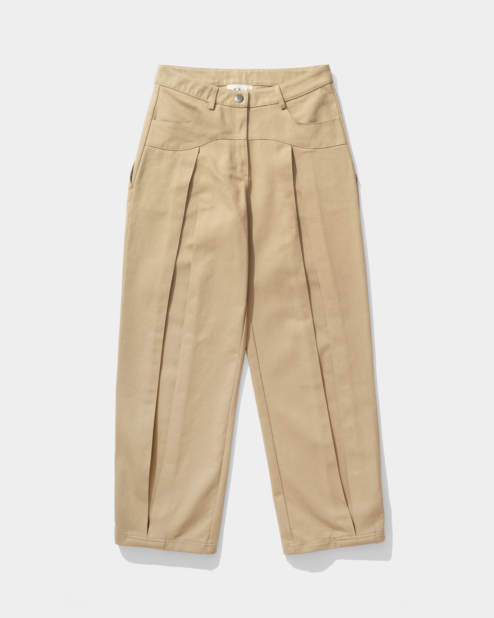 Nellie Twill Pleated Pants