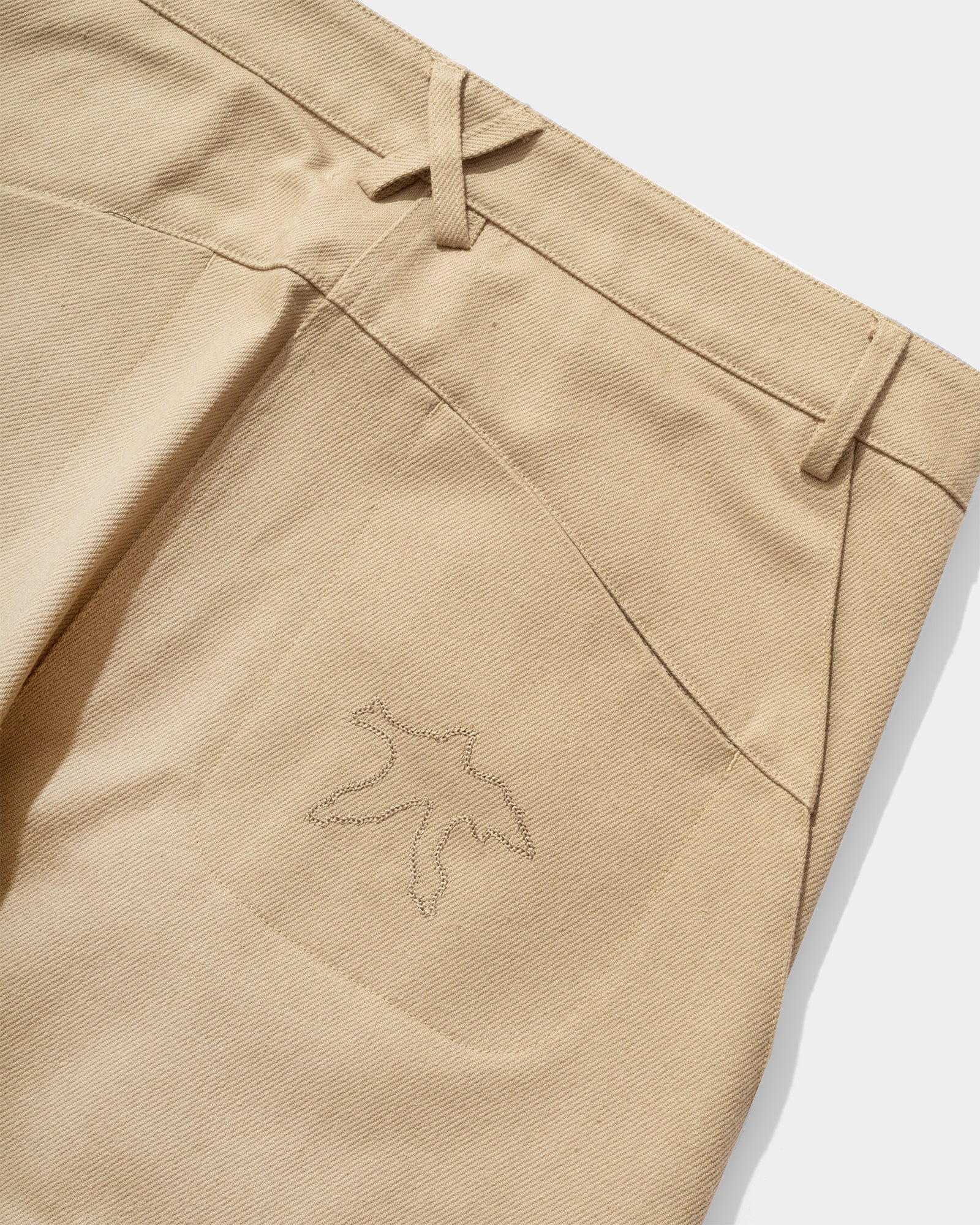 Nellie Twill Pleated Pants