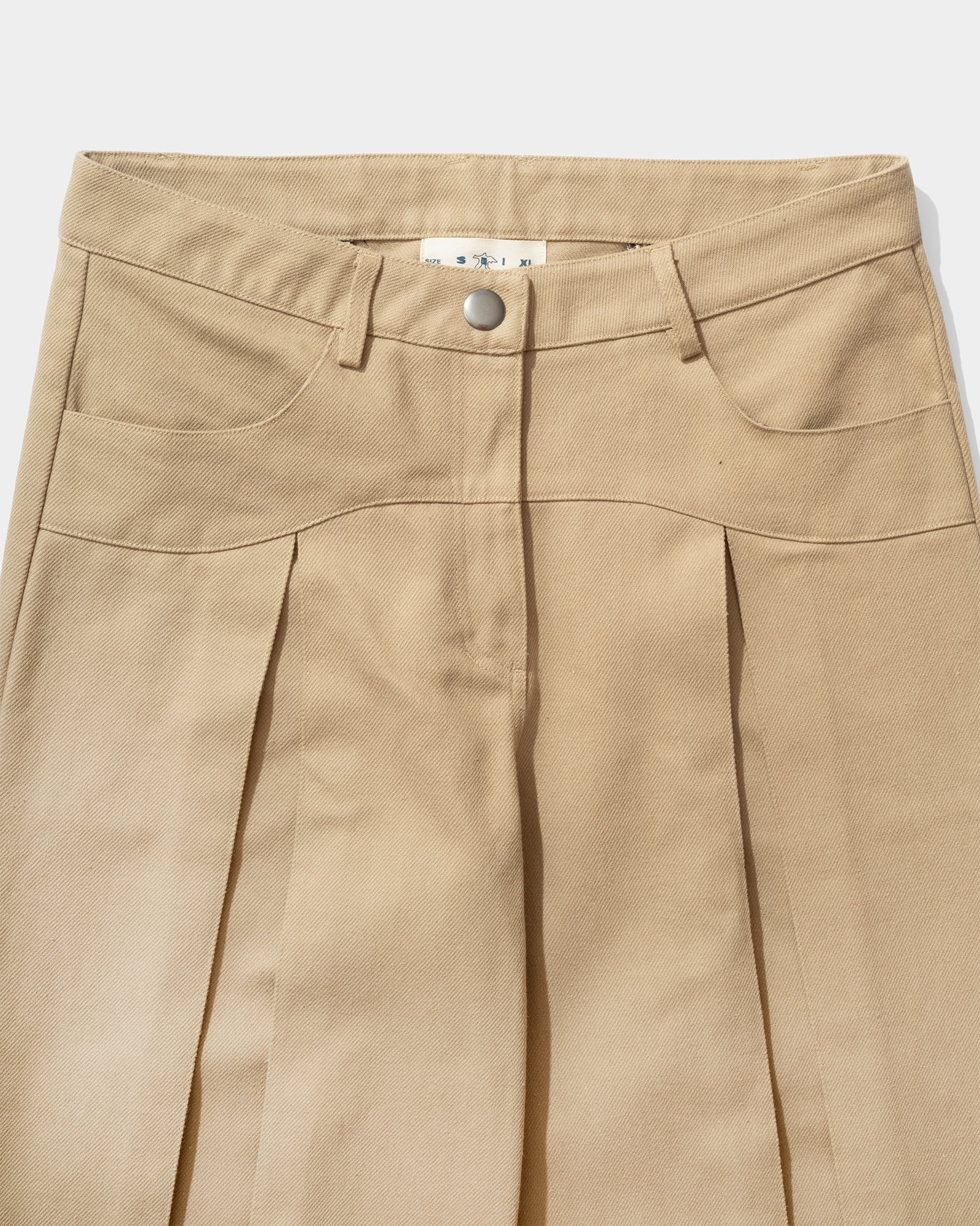 Nellie Twill Pleated Pants